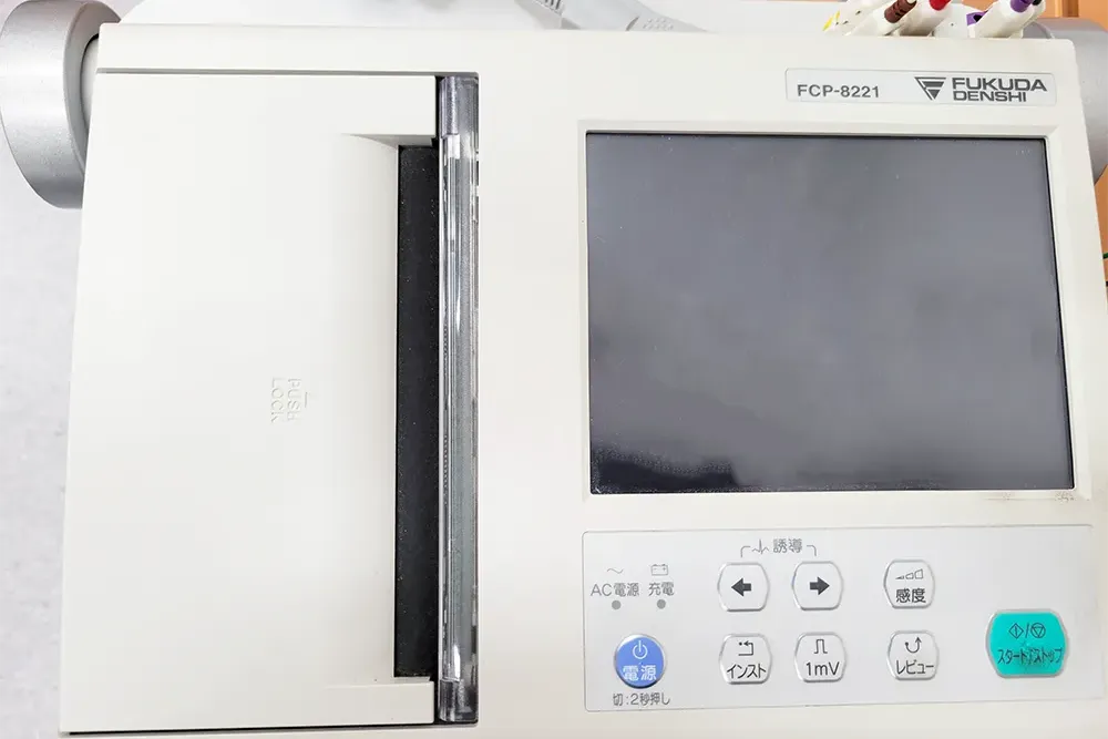 解析機能付き心電計